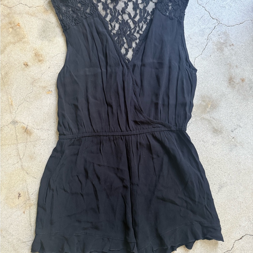 Forever 21 Black Lace Top